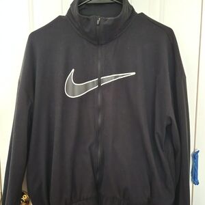Nike Men's Black Windbreaker Jacket